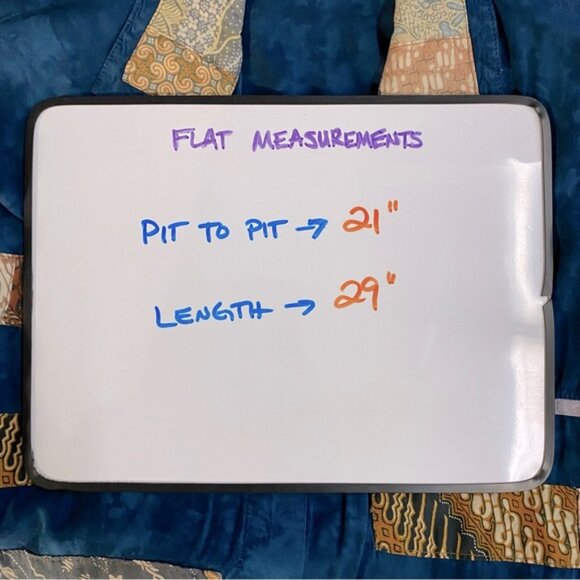 Vintage Nativewear Designs Blue Stonewash Long Sleeve Button Up Blouse M - Picture 5 of 16